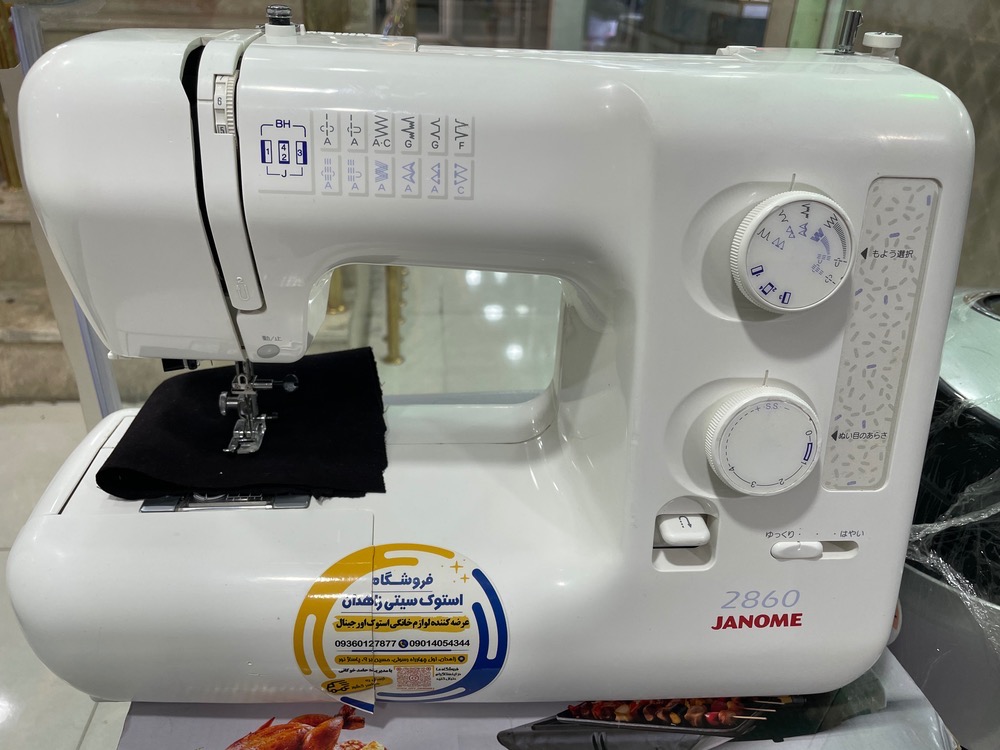 چرخ خیاطی ژانومه 2860 استوک